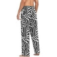 thumbnail image 6 of FREEAMG Dazzle Camouflage Pajama Pants for Men, Men's Separate Bottoms, Pure Cotton Comfortable Lounge Pants for Men（103）, 6 of 7