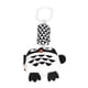 thumbnail image 5 of Sonajero colgante para bebé con forma de búho, de peluche blanco y negro, para cochecito., 5 of 14
