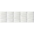 thumbnail image 3 of The Tile Life Milos White 3D Textured Glossy Ceramic Wall Tile 12x40 in 5-Piece, 3 of 9