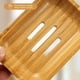 thumbnail image 5 of Juego de 2 jaboneras de bambú de madera natural para baño esponjas de cocina accesorios de almacenamiento brillar Electrónica, 5 of 5