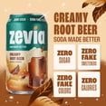 thumbnail image 2 of Zevia Zero Sugar, 0 Calorie Creamy Root Beer Soda Pop, 12 fl oz, 24 Pack of Cans, 2 of 6