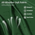 thumbnail image 4 of Kimunuk 9Pcs Outdoor Slipcovers for Cushions, Waterproof Patio Cushion Replacement Covers with Zipper for 4-Seat Patio Furniture Set, Green, 4 of 6