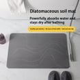 thumbnail image 3 of Diatomaceous Earth Bath Mat Super Absorbent Diatomite Stone Bath Mat, 3 of 5