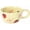 Strawberry Flowers, variant on TrendMallOasis Cream Yellow Hand-Painted Lemon Pattern Ceramic Mug, 250ml Wavy Edge Multipurpose Coffee & Milk Cup