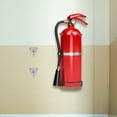 thumbnail image 5 of Small Fire Extinguisher Bracket Metal Silver for General Users 5Pcs 2.6X2.4X0.4In, 5 of 5