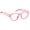 Pink, variant on Kids Smart Glasses with RGB Lights, Open-Ear Bluetooth Audio Glasses with Mic, Hands-Free Calling, Voice Control, UV400 Blue Light Blocking, Magnetic Charging, Compatible with iOS & Android