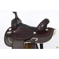 thumbnail image 4 of HILASON Western Child Horse Trail Show Saddle Synthetic Pleasure Riding Brown, 4 of 7