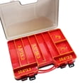 thumbnail image 3 of Double-Sided Portable Lure Box Activity Compartment Fishing Bait Tackle Storage, 3 of 7