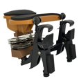 thumbnail image 4 of Native Tongue Percussion RhymStryker with RhymChik, Drum Rim Mount Hand Striker with Metallic "Chick" Sound Effect for Closed Hi-Hat Type Patterns and Accents on Hand Drums. (Nickel Jingles), 4 of 4