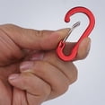 thumbnail image 5 of Hesroicy 6Pcs Climbing Buckles Rustproof Smooth Edge Anti Fade Gourd Shape Aluminum High Hardness Bright Color Carabiners for Travel, 5 of 8