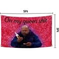 thumbnail image 5 of Banner bandera de chico Bertram 91x153 cm Tapiz mural con meme divertido, 5 of 5