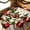 Cabin Village, variant on ARTSLION Elastic Tablecloth For Oval Tables, Waterproof Tablecover For Up To 48x72in Oval Table Cover, Dining Tablecover For Indoor And Outdoor, Holiday, Sweet Cheer