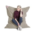 thumbnail image 2 of Gouchee Home Big Bag Brava Khaki Bean Bag Chair – Water-Repellent Polyester with Polystyrene Bead Filling, Oversized Lounge Seating for Bedroom, Living Room or Dorm, Suitable for Adults and Teens, 2 of 6