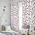 thumbnail image 5 of Blackout Kids Curtains,White Cow Dot Pattern Childrens Insulated Curtains Set Of 2,Bedroom Essentials,Toddler Room Decor 52x84in(132x213cm), 5 of 5