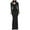 Black, variant on IROINNID Maxi Dress for Women Buttocks Round-Neck Solid Slimming Long Sleeve Dress,Black