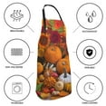 thumbnail image 2 of Fall Pumpkins Adjustable Apron with 2 Pockets for Women Men Thanksgiving Chef Bib for Cooking Garden Painting, 2 of 7