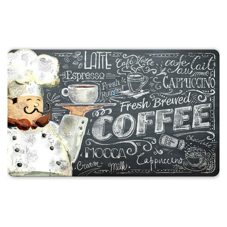 Apache Mills Cushion Comfort Coffee Chef Kitchen Mat Walmart Com