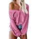 thumbnail image 1 of Jersey ReachMe para mujer, tejido gofrado con hombros descubiertos, 00, color rosa claro, 1 of 4