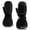 black, variant on ThxToms Ski Mittens Gloves for Boys and Girls, Water Resistant Windproof Warm Fleece Lined  Winter Snow Gloves (Blue)