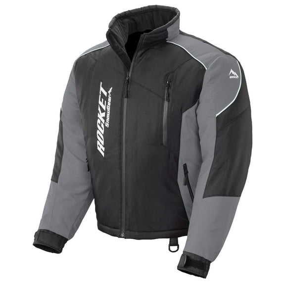 Chaqueta de snowgear Joe Rocket Storm XC para hombre, color negro y gris