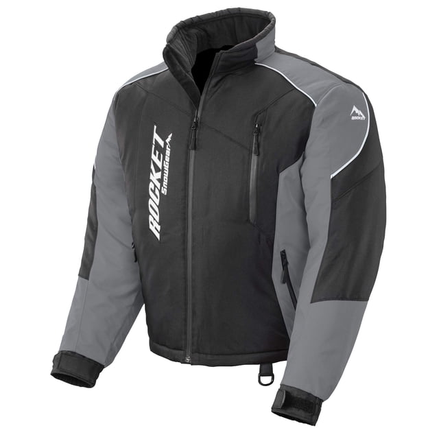 Chaqueta de snowgear Joe Rocket Storm XC para hombre, color negro y gris