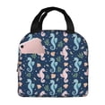 thumbnail image 1 of Easygdp Seahorses And Plants Bolsa Térmica Premium - Tela Oxford Impermeable, Gran Capacidad, Bolsillo Frontal, Unisex para Trabajo, Escuela, Actividades al Aire Libre y Picnics, 1 of 8