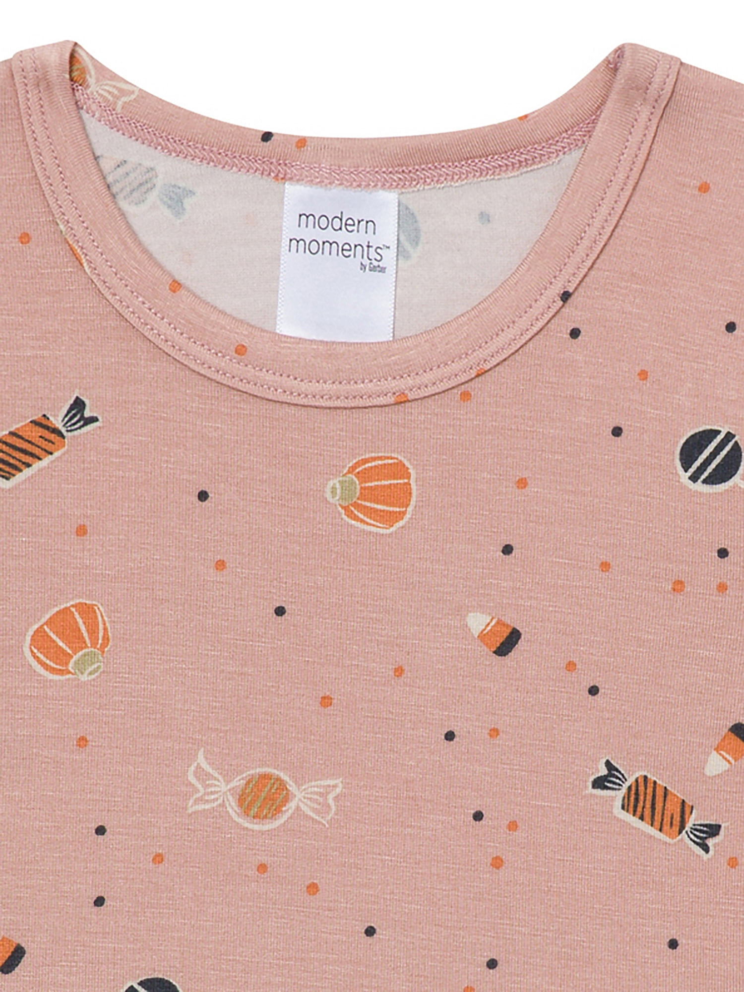 Modern Moments by Gerber Neutral Short Sleeve Halloween Pajama Set, 2-Piece, Sizes 12 Months - 5T