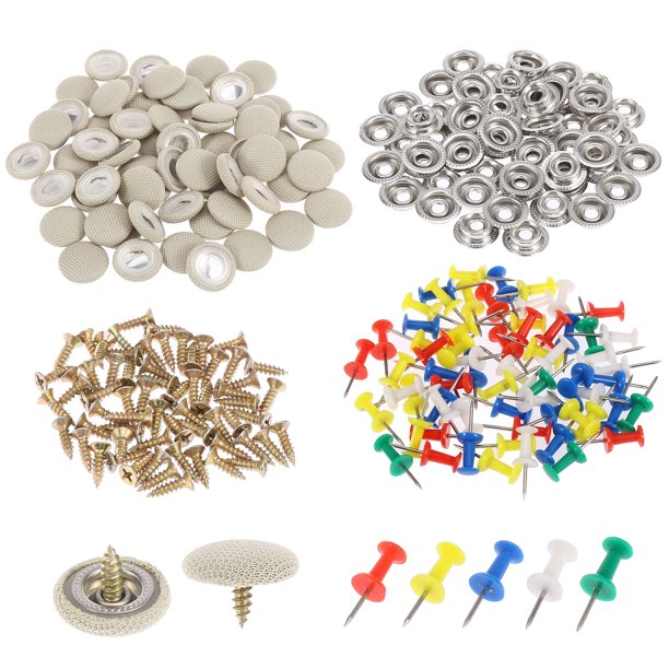 60uds Coche Techo Reparación Remaches Botón Hebilla para Arreglar Luz Beige Unique Bargains clips de cuerpo