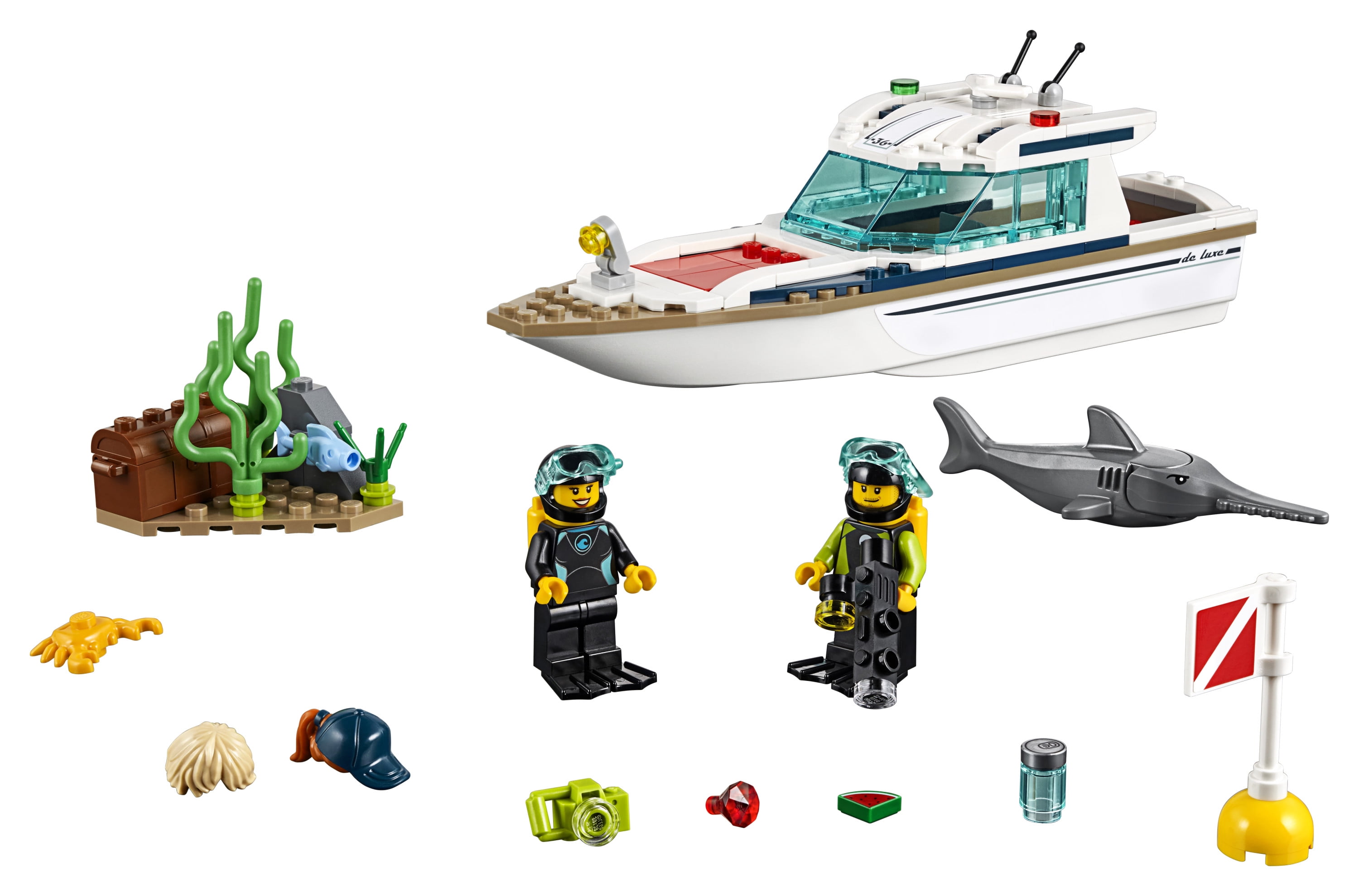 lego city fishing boat walmart