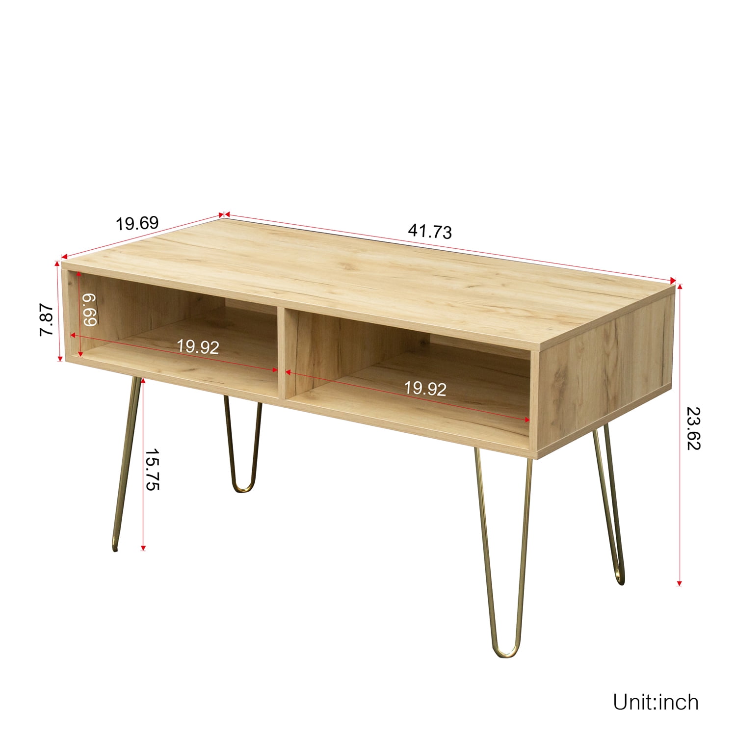 Kadyn Mid Century Modern Corner Tv Stand with Open Shelves, Tv Stand for Living Room, Entertainment Center with Storage, Oak