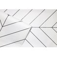 thumbnail image 4 of Geometric Herringbone Wallpaper Modern Trellis Striped Peel and Stick Wallpaper 17.71'' x 9.8ft Black White Contact Paper Self-Adhesive Decorative for Living Room Bedroom Furniture, 4 of 7