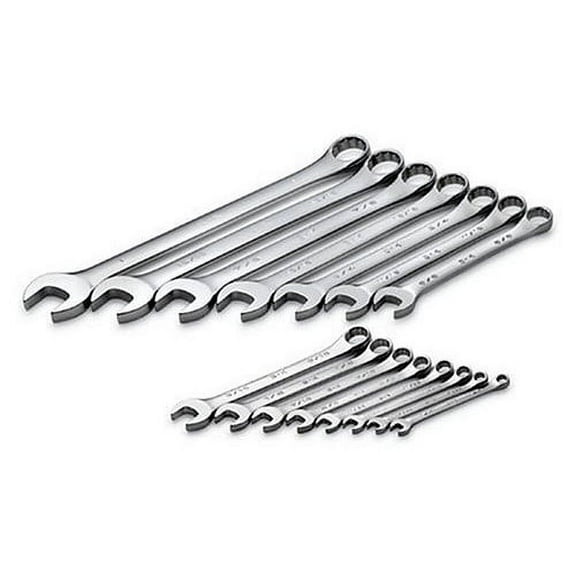 Sk Professional Tools Combo Wrench Set,Polish,1/4-1 in.,15 Pc 86255