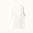 thumbnail image 6 of Smupbvky Going Out Tank Tops for Women Crew Neck Cropped Knit Vest Casual Sleeveless Summer Layering Basic T Shirt (S, White), 6 of 7