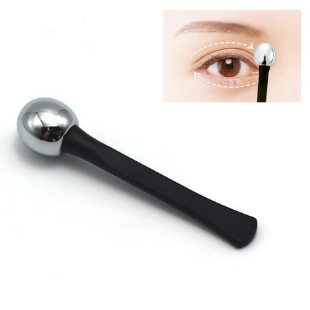Eye Cream Roller Tool Stick for Skin Care Eye Cream Alicator Tool, Metal Massage Stick Eye Cream Applicator Stick Face Cream Massager Roller Tool for Under Eye Reduce Puffiness