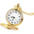 thumbnail image 3 of Minzimin Set of 2 Classic Pocket Watch with Chain for Men and Women, 3 of 7