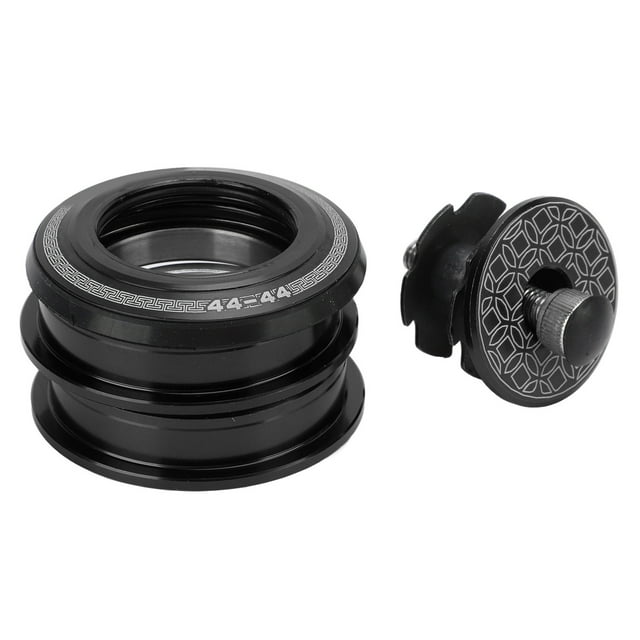 Casque de Vélo, Casque de Tige de Fourche avant de Haute Résistance 44mm Double Roulements Facile Installer Lisse pour le Cyclisme DIY Parties Rouge, Bleu, Noir, Or
