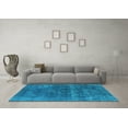 thumbnail image 3 of Ahgly Company Indoor Rectangle Persian Light Blue Bohemian Area Rugs, 2' x 5', 3 of 4
