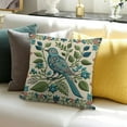 thumbnail image 3 of Bird Decorative Pillow Covers Spring Style Throw Pillow Cover Cushion Case Outdoor Flower Bird Set for Sofa Bed Couch Car Office 18x18 Inch, 3 of 5