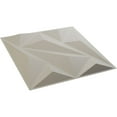 thumbnail image 6 of 19 5/8"W x 19 5/8"H Marquise EnduraWall Decorative 3D Wall Panel, UltraCover Satin Blossom White (Covers 2.67 Sq. Ft.), 6 of 6