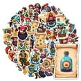 thumbnail image 3 of 35pcs-50pcs Funny Pirate Stickers Nautical Kids Stickers Pirate Adventure Stickers for Laptops Suitcases Notebooks, 3 of 9