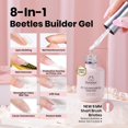 thumbnail image 4 of Set de gel para uñas Beetles HEMA Free Builder con capa superior y capa base, 4 of 9