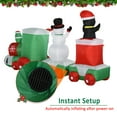 thumbnail image 5 of GVN Inflatables Decoration,Blow Up Funny Decorations,Inflatable Christmas Train, 5 of 6