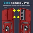 thumbnail image 3 of Funda para teléfono Janmitta compatible con Samsung Galaxy S25/S24, color rojo, 3 of 8