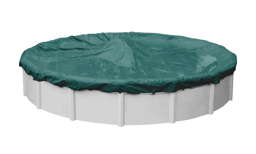 Pool Mate 15 Year Extra Heavy-Duty Teal Green Round Winter Pool Cover, 12 ft. Pool