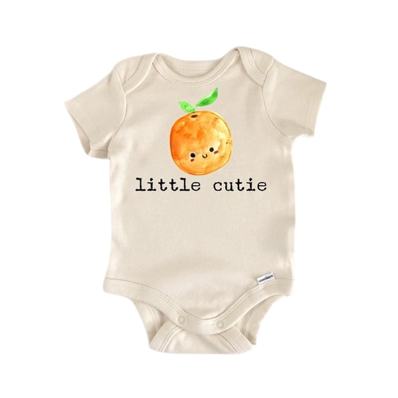 Cutie Orange Newborn Baby Bodysuit