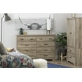 thumbnail image 3 of South Shore Versa 2-Door Armoire with Drawers, in Weathered Oak, 3 of 11