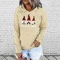 thumbnail image 2 of HAiming Women's Merry Christmas Hoodies Printed Long Sleeve Pullover Tops Casual Loose Sweatshirts with Pocket, 2 of 6