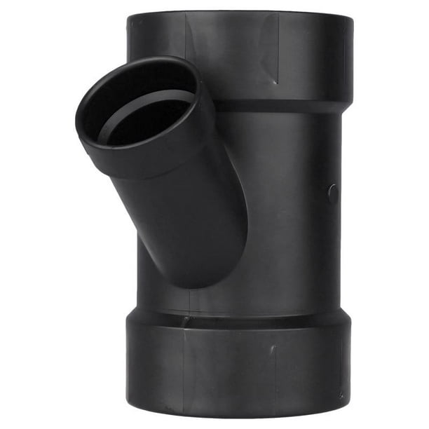 Tubo Wye Charlotte Pipe ABS de 4 pulgadas x cubo de 4 pulgadas x cubo de 2 pulgadas