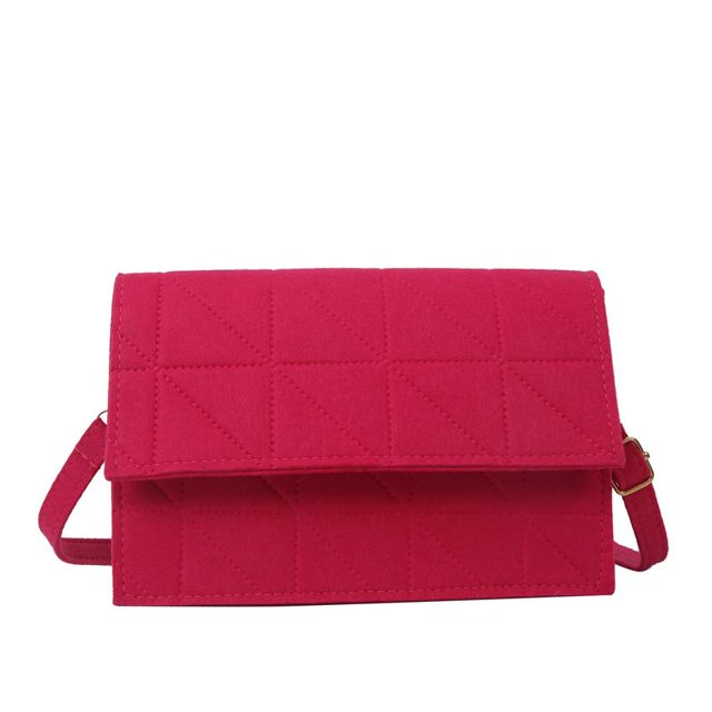 Bolso bandolera elegante con solapa vintage de piel sintética para mujer (oro rosa)