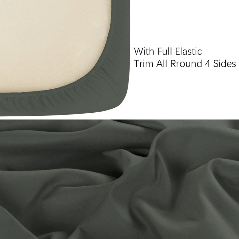 NTBAY 100 Brushed Microfiber Fitted Crib Sheets Ultra Cozy and Soft Crib Sheet for Standard Crib and Toddler Mattresses Boys Girls Unisex 28